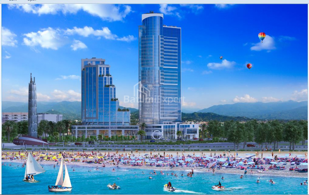 Квартира 35.9 м² - Аллея Героев, Батуми, Грузия