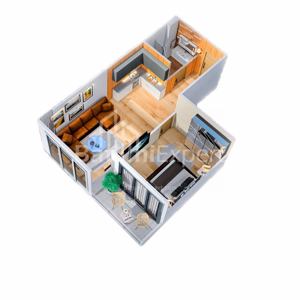 Квартира 60 м² - Ладо Гудиашвили, Батуми, Грузия
