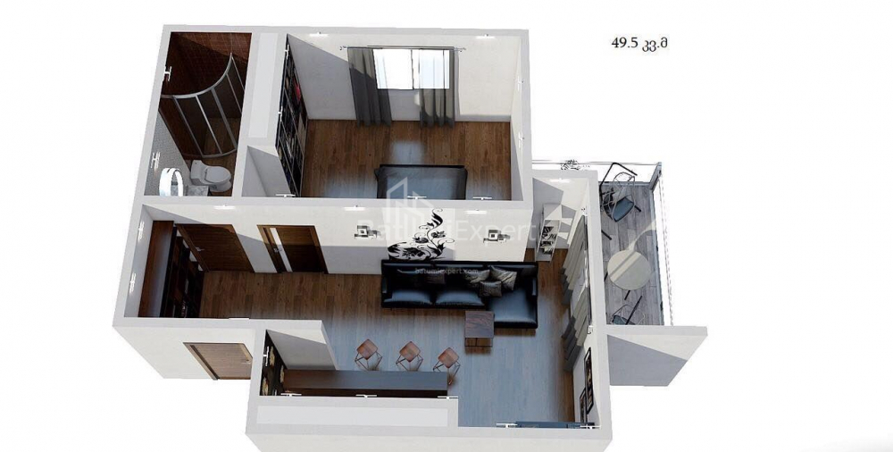 Квартира 49 м² - Юрьевская, Батуми, Грузия