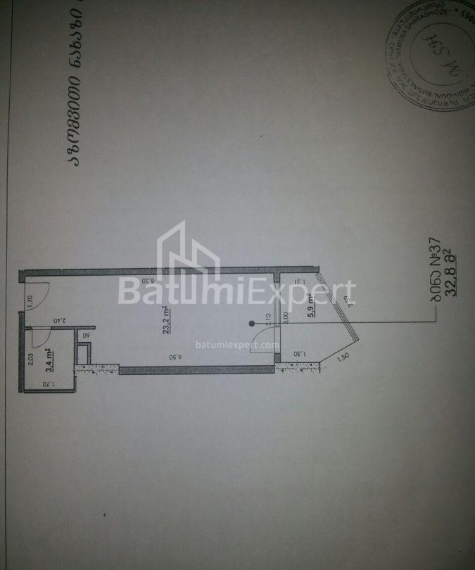 Квартира 33 м² - Тбел-Абусеридзе, Батуми, Грузия