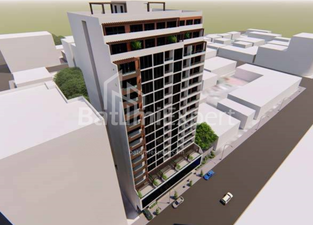 Строящийся объект 70.7 м² - Хайдара Абашидзе, Батуми, Грузия
