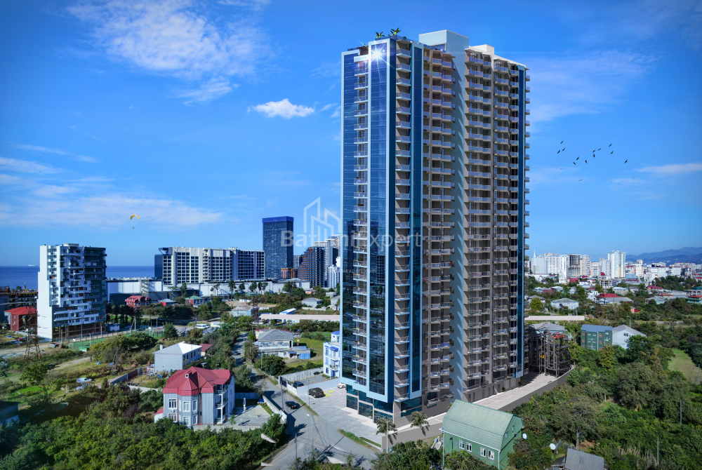 Строящийся объект 28.3 м² - Григола Лорткипанидзе, Батуми, Грузия