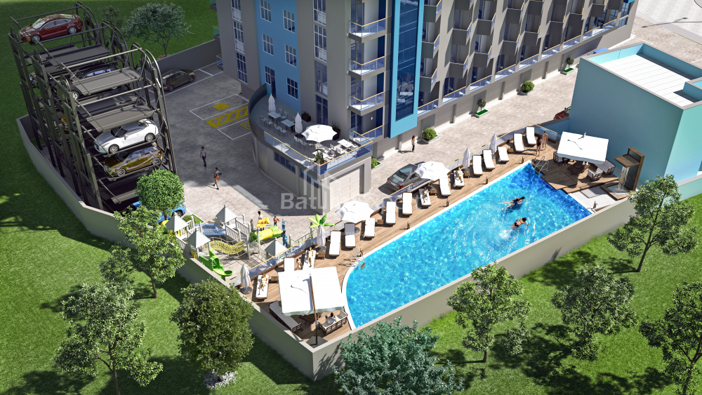 Строящийся объект 32.5 м² - Григола Лорткипанидзе, Батуми, Грузия