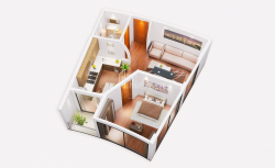 Квартира 1-комн 32.6 м² - Аллея Героев, Батуми