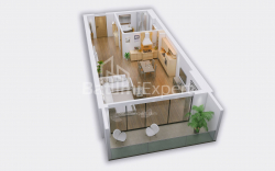 Квартира 2-комн 59.4 м² - Аллея Героев, Батуми