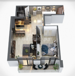 Строящийся объект 2-комн 62.5 м² - Леха и Марии Качинских, Батуми