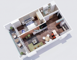 Квартира 2-комн 60 м² - Ладо Гудиашвили, Батуми