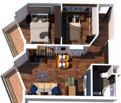 Квартира 40 м² - Юрьевская, Батуми, Грузия