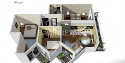 Квартира 4-комн 88 м² - Юрьевская, Батуми