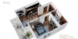 Квартира 2-комн 49 м² - Юрьевская, Батуми