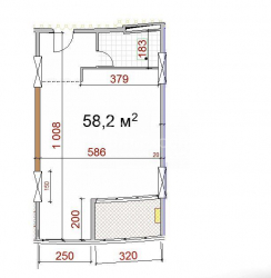 Квартира 2-комн 58 м² - Юрьевская, Батуми