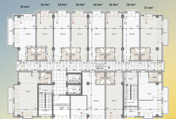 Квартира 1-комн 27 м² - Шерифа Химшиашвили, Батуми