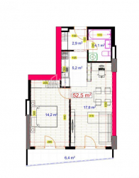 Квартира 53 м² - Ангиса, Батуми, Грузия