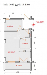 Квартира 1-комн 41 м² - Александра Грибоедова, Батуми