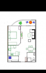 Квартира 2-комн 60 м² - Иване Джавахишвили, Батуми