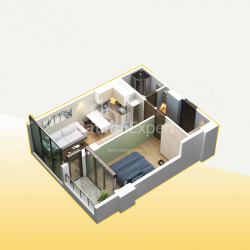 Строящийся объект 2-комн 51.8 м² - Хайдара Абашидзе, Батуми
