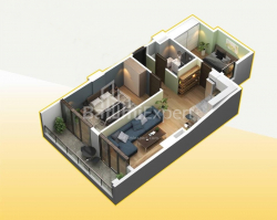 Строящийся объект 3-комн 75.4 м² - Хайдара Абашидзе, Батуми