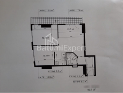 Квартира 59.5 м² - Шерифа Химшиашвили, Батуми, Грузия