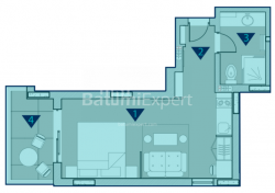 Строящийся объект 1-комн 35 м² - Руставели, Чакви
