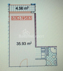 Квартира 1-комн 40.5 м² - Тбел-Абусеридзе, Батуми